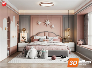 Children Room Scenes Skp FIles 